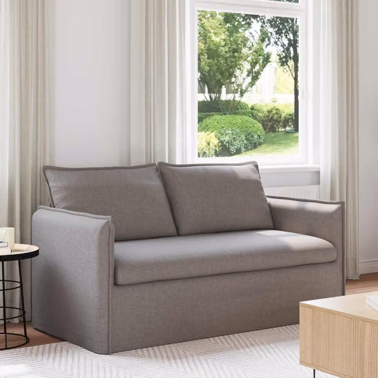 Divano moderno Talpa vidaXL in tessuto con coperture rimovibili L: 156 cm, P: 82 cm, H: 85 cm