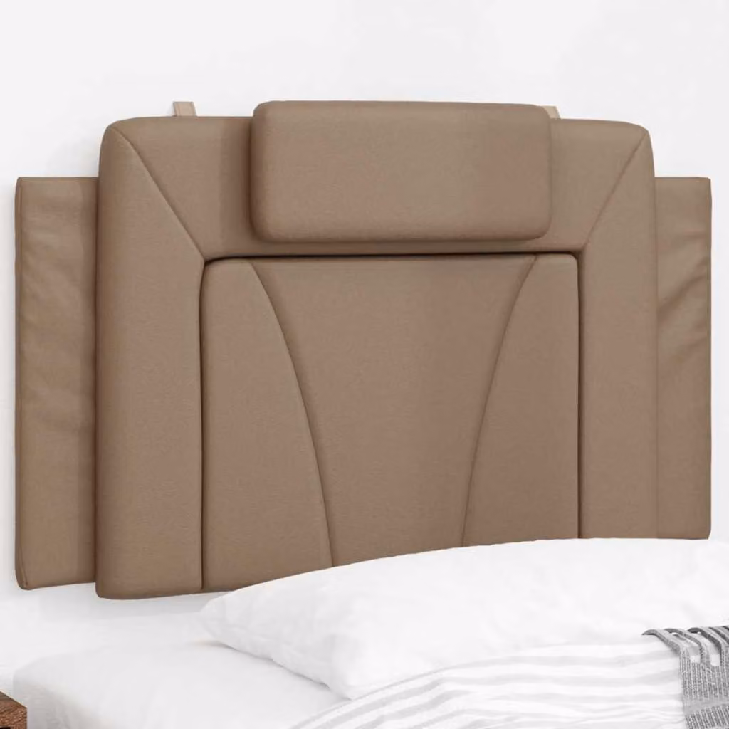 Cuscino Testiera Viana vidaXL in Similpelle Beige, Larghezza: 80 cm