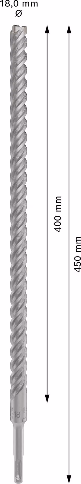 Punte Bosch PRO SDS Plus-5X, 18x400x450 mm