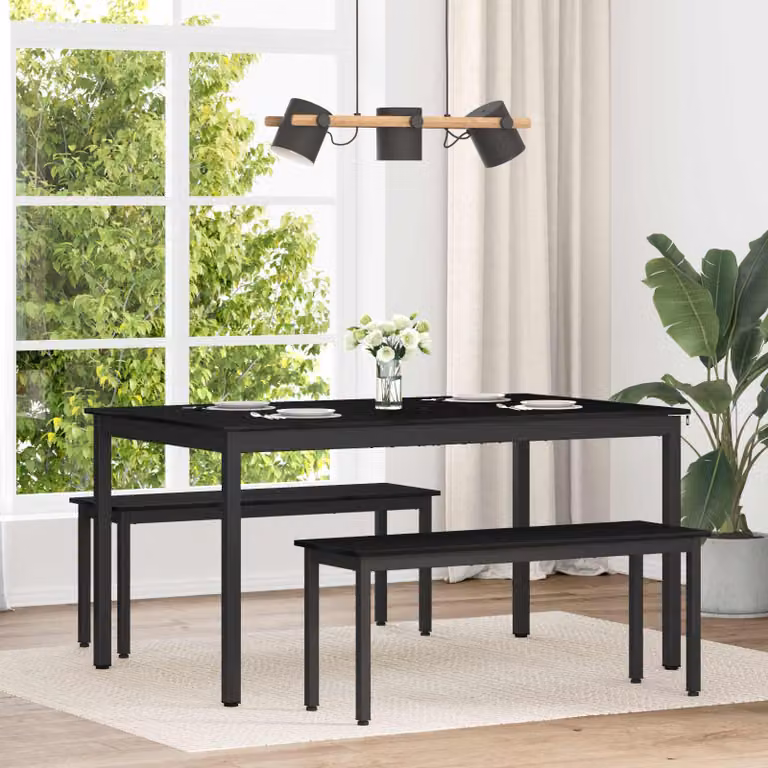 vidaXL Tavoli da pranzo 150 x 90 x 75 cm Legno ingegnerizzato