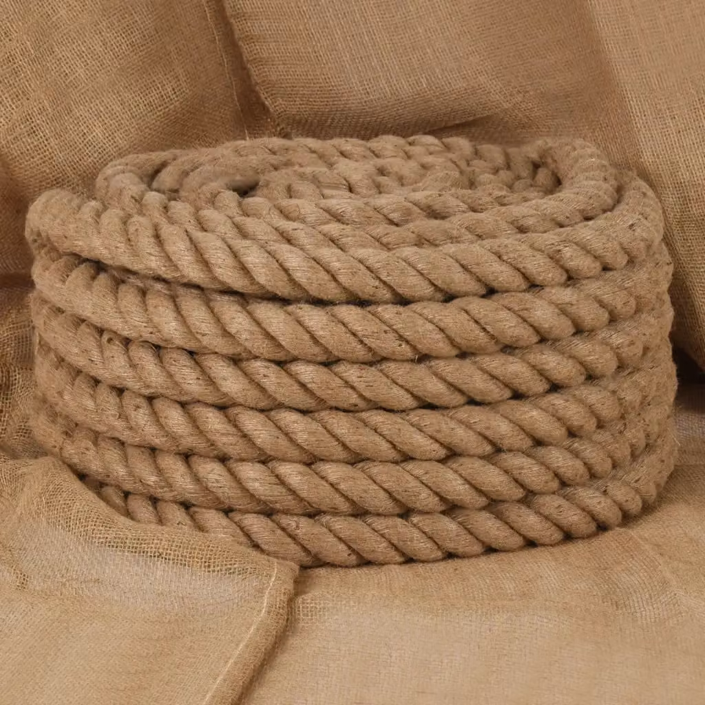 Corda in juta vidaXL beige lunga 5 m e spessa 36 mm