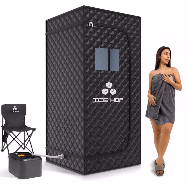 Sauna portatile. Sauna a vapore portatile - 90x90x180 cm - 8,46 kg - Adatta per uso domestico e all'aperto - Sauna a secco