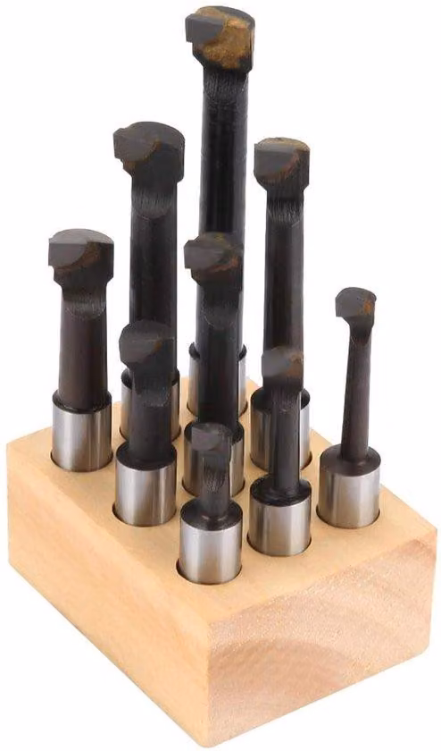 Set di strumenti per la regolazione dei tubi, 9 pezzi, 12 mm, regolabile per passacavi interni, punta in metallo duro