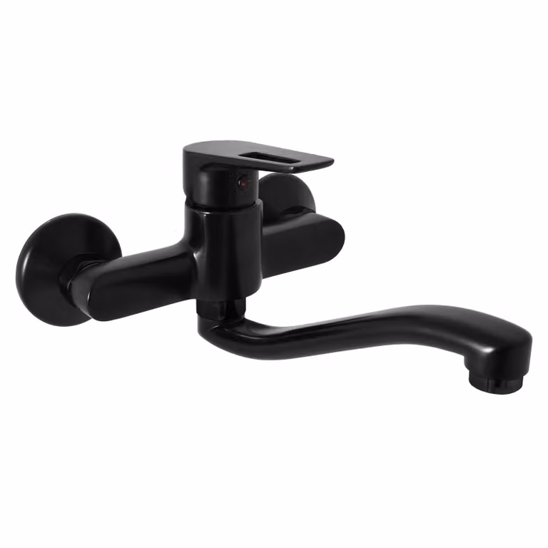 RAV Slezák Slezák Rav CO201/26CMAT Miscelatore per lavabo/lavello nero opaco Colore: nero opaco, Dimensioni: 100 mm