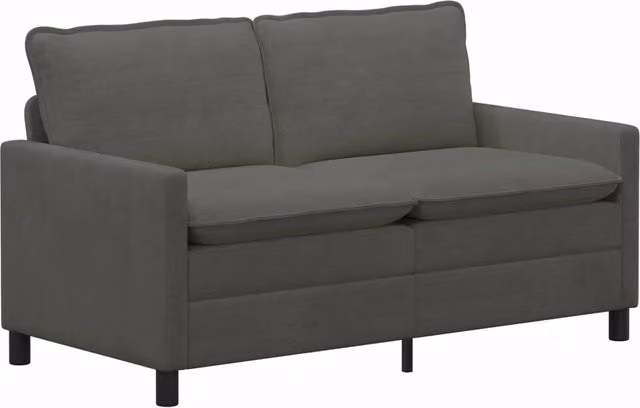 Divano | Divano da soggiorno | Sofa Grigio Scuro 156 x 81 x 87,5 cm Tessuto