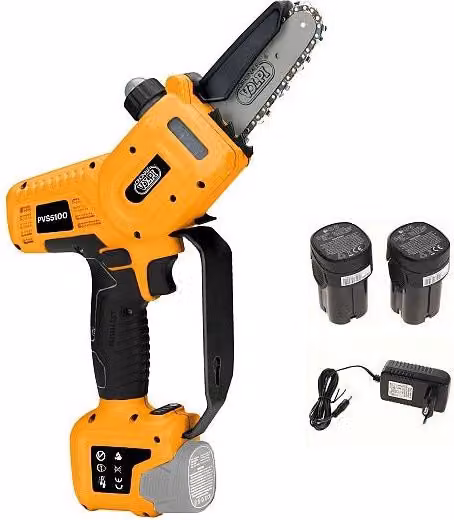 Potatore Volpi PVS5100 con 2 batterie 14,4V 2,5Ah e carica