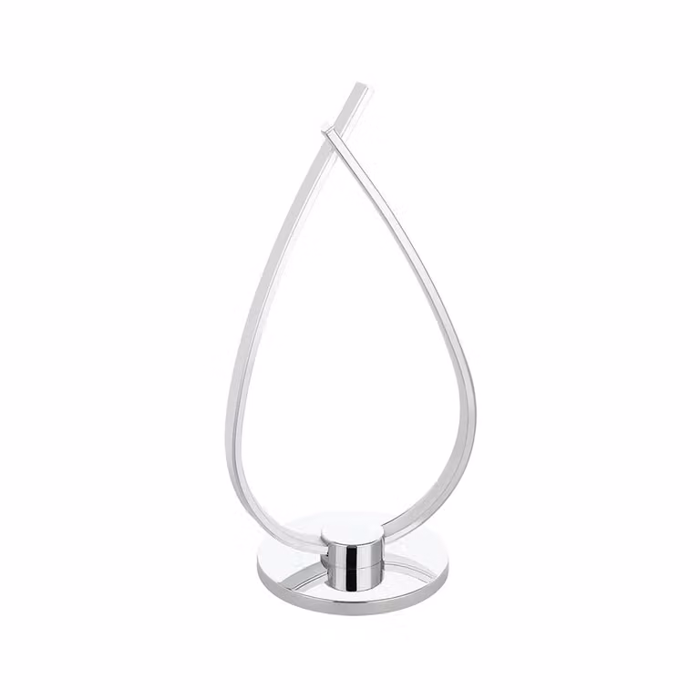 Lampada da tavolo Roncade LED 38cm 1200lm cromo lampada da tavolo