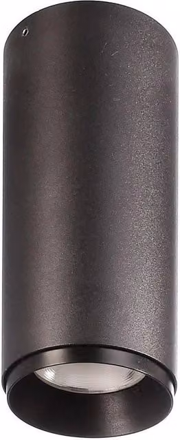 Trade Shop Faretto Spot da Soffitto Cilindrico LED 10W CCT 2 in 1 Moderno Nero