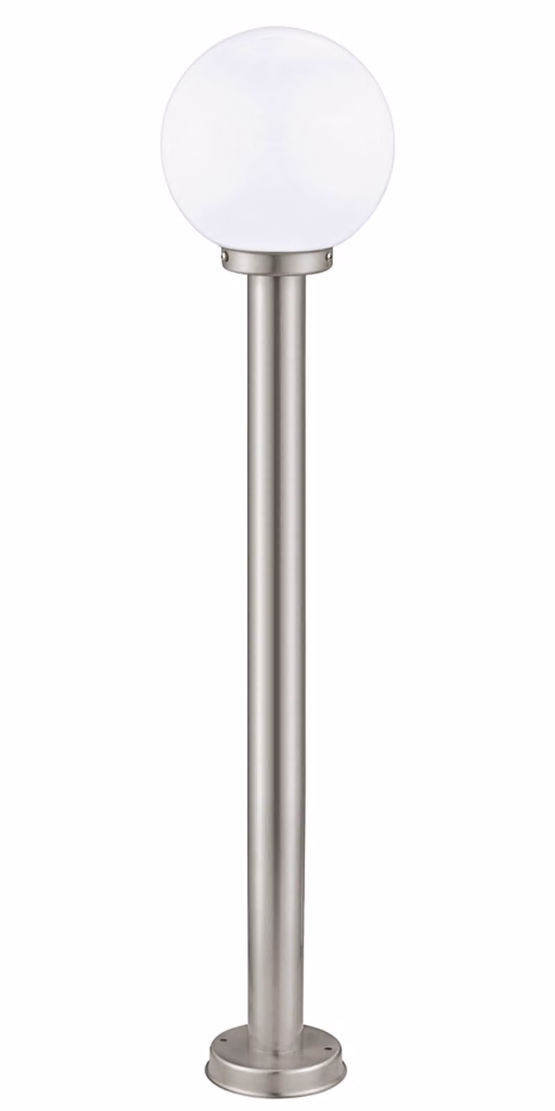 EGLO Nisia, lampada da terra in acciaio inox