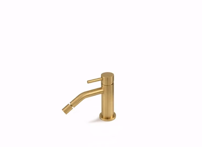 Miscelatore bidet senza scarico acciaio inox Vema OTAGO V32071 - Oro Spazzolato
