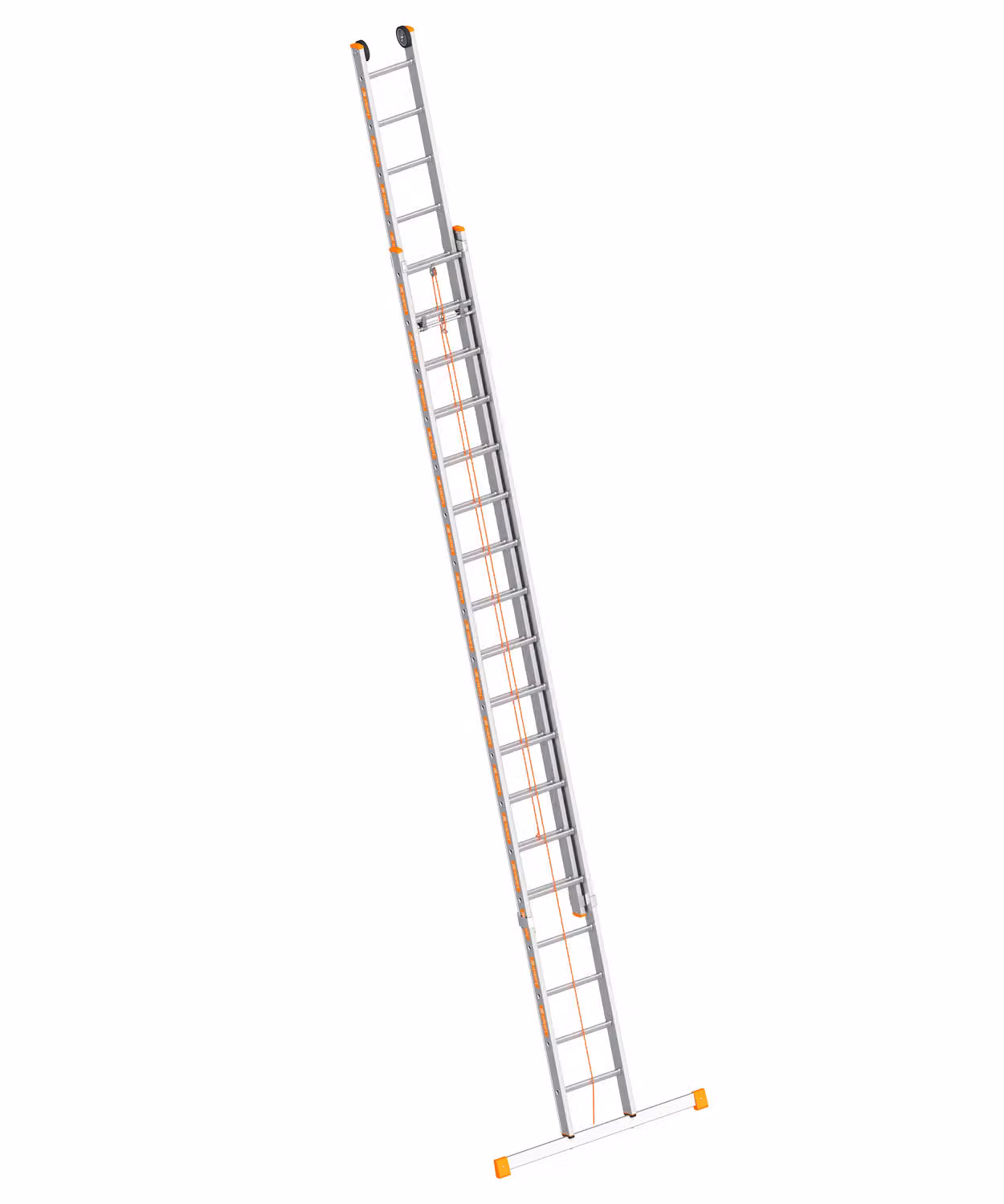 Layher Topic 1037 Scala a fune con traversa, 2x18 pioli