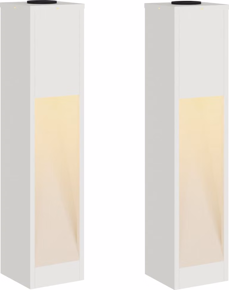 Lucina LED Solare da Percorso 2 pcs Bianco