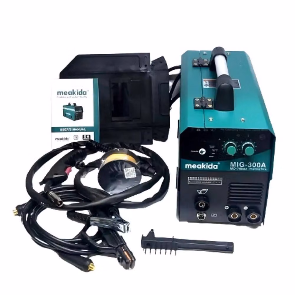 Saldatrice Multifunzione Mig/Mma Trade Shop No Gas con Filo Continuo ed Elettrodo 1-5 Kg 300a Verde – 2