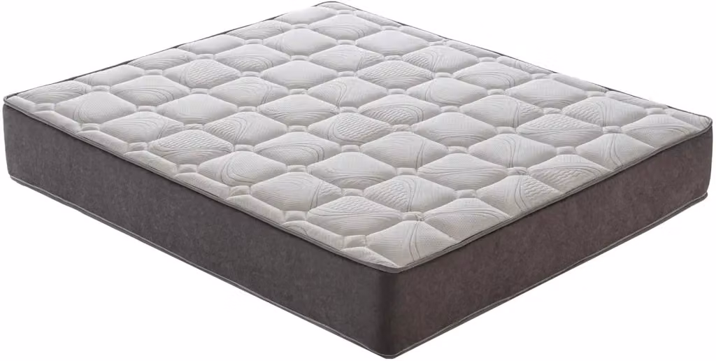 Materasso Hybrid MaterassieDoghe con 800 molle insacchettate, 4 cm di memory foam e 9 zone di comfort, ortopedico, colore grigio, L/P/H: 120 x 190 x 25 cm – 2
