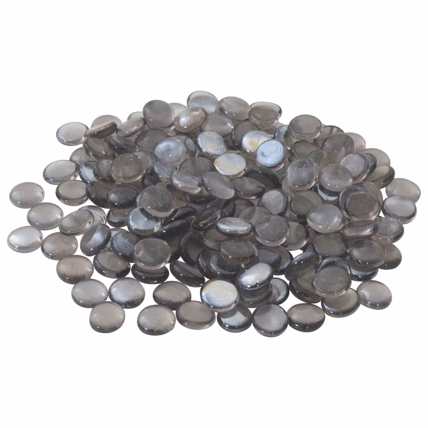 Perle di vetro rotonde vidaXL Grigio viola, dimensione 17-19 mm