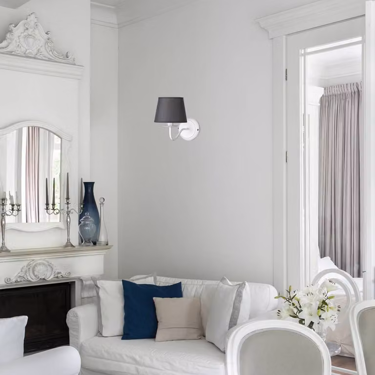 Flavio applique bianco, grigio E14 1X MAX 40W