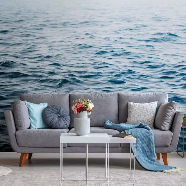 Fotomurale Open Ocean Multicolor con design astratto e moderno L: 371 cm, H: 280 cm