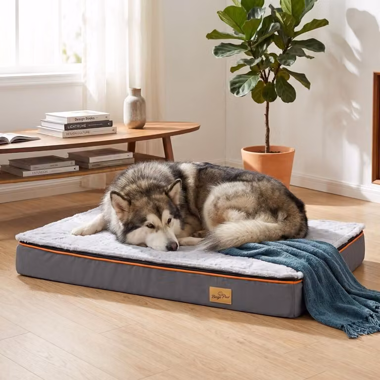 WISFOR letto per cani cuscino per cani letto per gatti cestino per cani posto letto, lavabile impermeabile, per cani di grossa taglia, 135x100x12cm [taglia: XXXL]