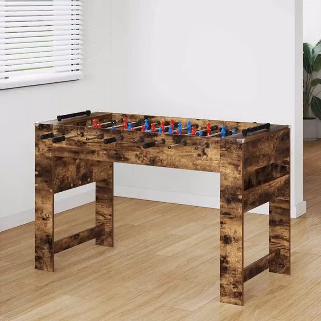 Tavolo da Foosball Quercia Affumicata 125 x 60,5 x 80 cm 858888
