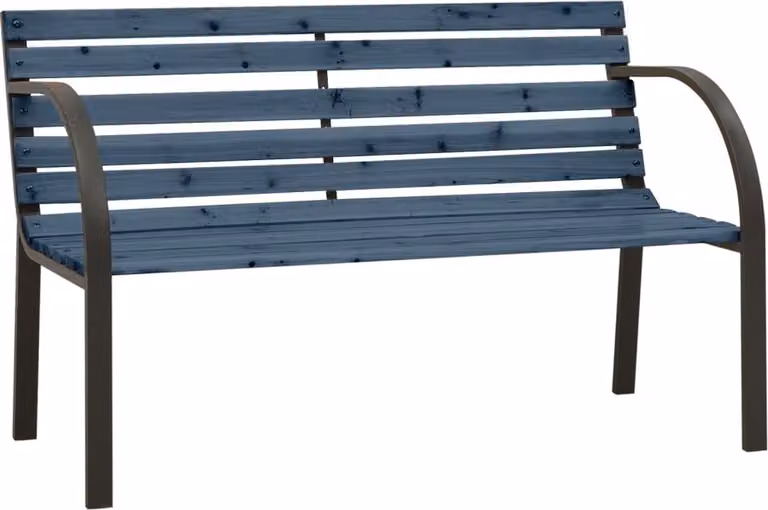 The Living Store Panca da giardino per bambini 81 cm in legno di abete cinese grigio