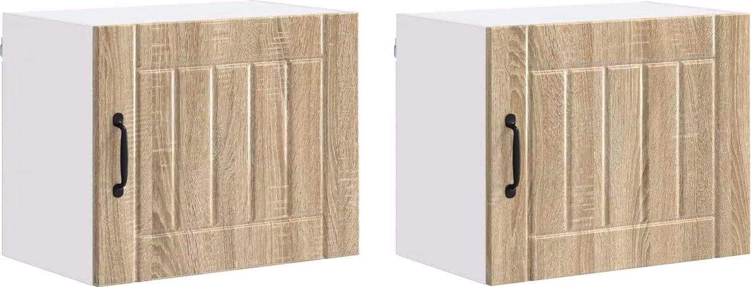 Armadietto a muro LUCCA 2 pcs Rovere Sonoma 50 x 31 x 40 cm