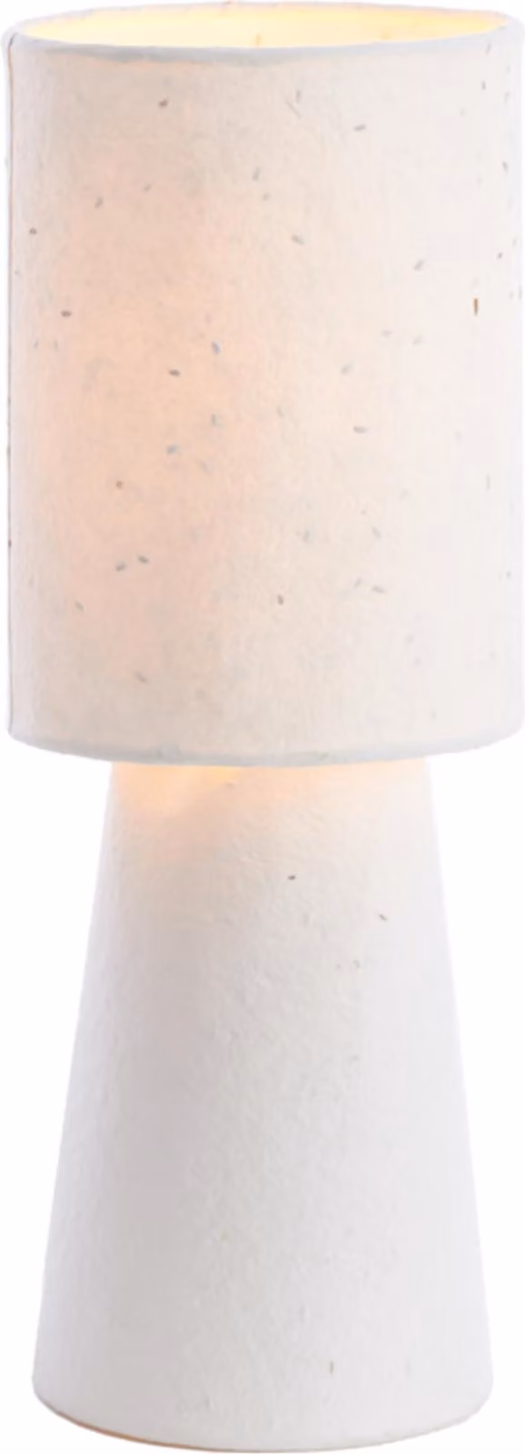 Lampada da tavolo - bianco - Raeni - carta tessile - lampada da comodino - E27 - 1881473 - Light & Living