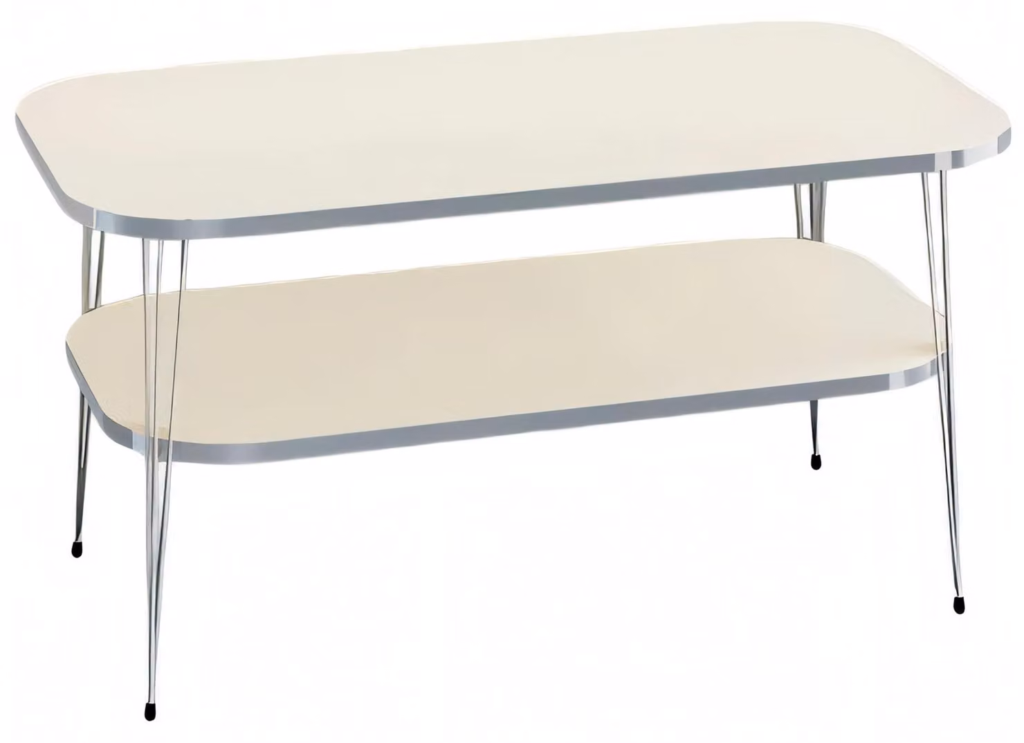 Eleganter Beigefarbener Couchtisch aus Holz mit stilvollem Design