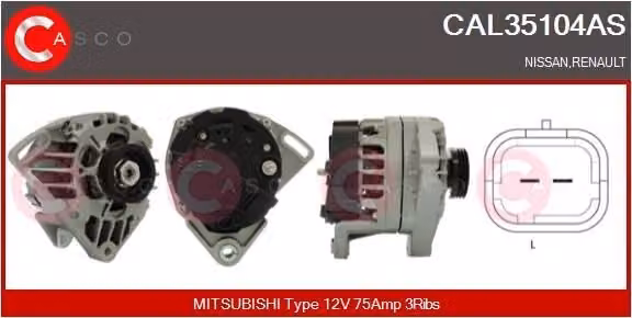 Alternatore 75A