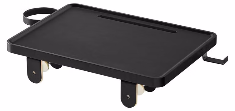 Tavolino da notte in bambù – Tavolino per laptop – Ideale per la colazione a letto – Leggero – Dimensioni: 27 x 37,8 x 7,9 cm