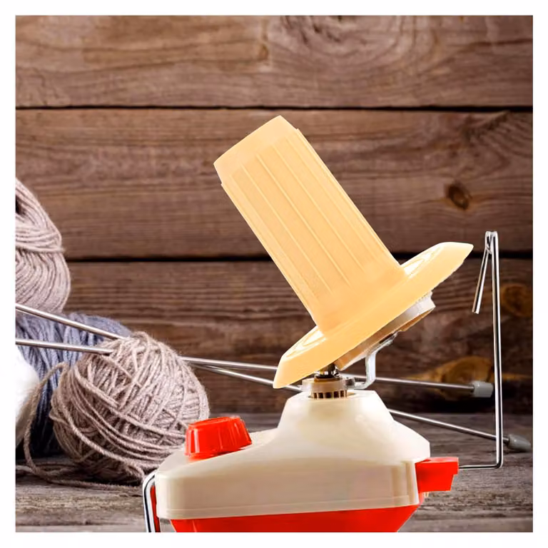 Avvolgitore manuale per filati di lana, confezione da 2 pezzi, in plastica, per la produzione di filati