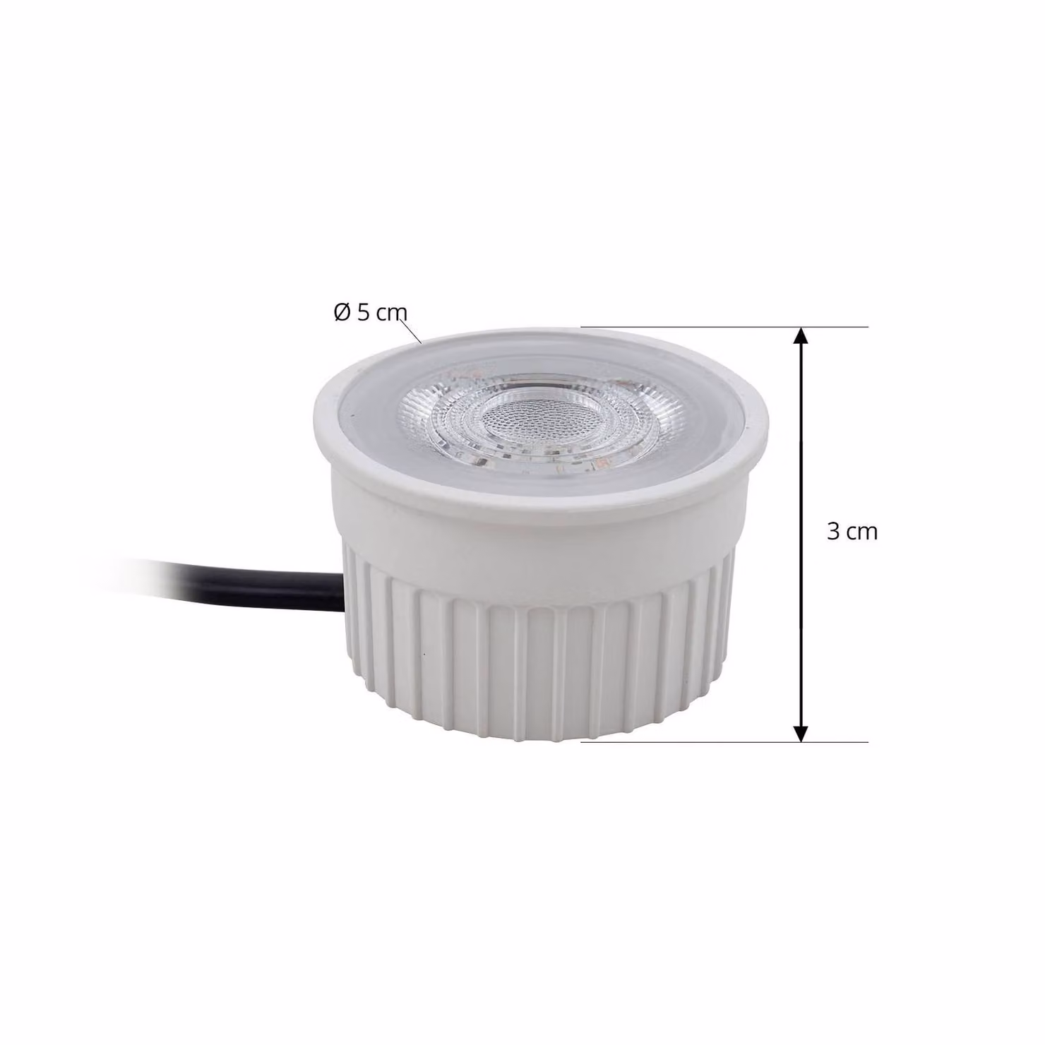 Prios Faretto da incasso a soffitto Fibur con modulo LED, beige, set 10 pezzi PRIOS, dimmerabile, Crema / Ambra, Soggiorno / Sala da pranzo, Metallo, Moderno