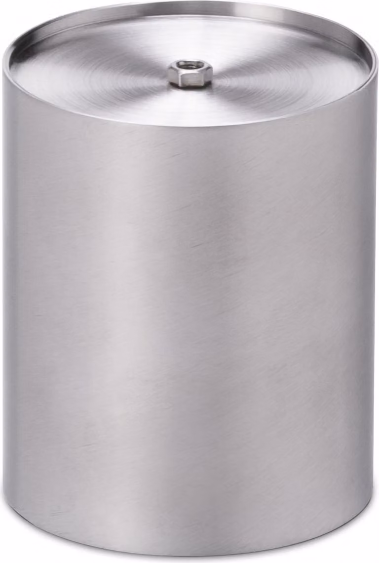 rialzo höfats per fuoco da tavolo SPIN 120 / SPIN 1200 argento acciaio inox 11 cm