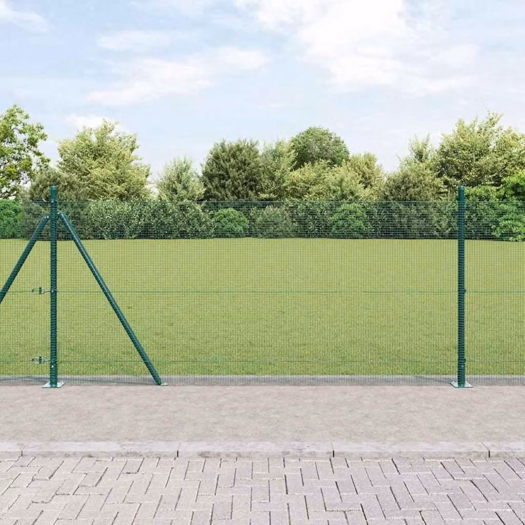 Maison Exclusive - Palo della recinzione Verde 100 x 0,8 m (rete 12 x 12 mm)