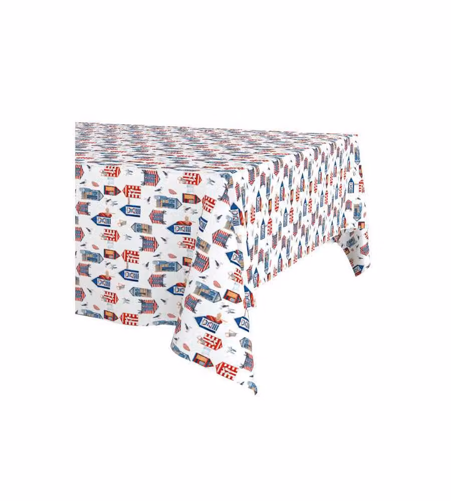 Tovaglia Antimacchia Mare Cm 140X140 O&N