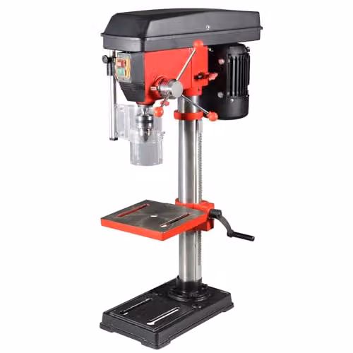 Valex Trapano a Colonna TR16RB Rosso 450W 12 Velocità Mandrino 16mm