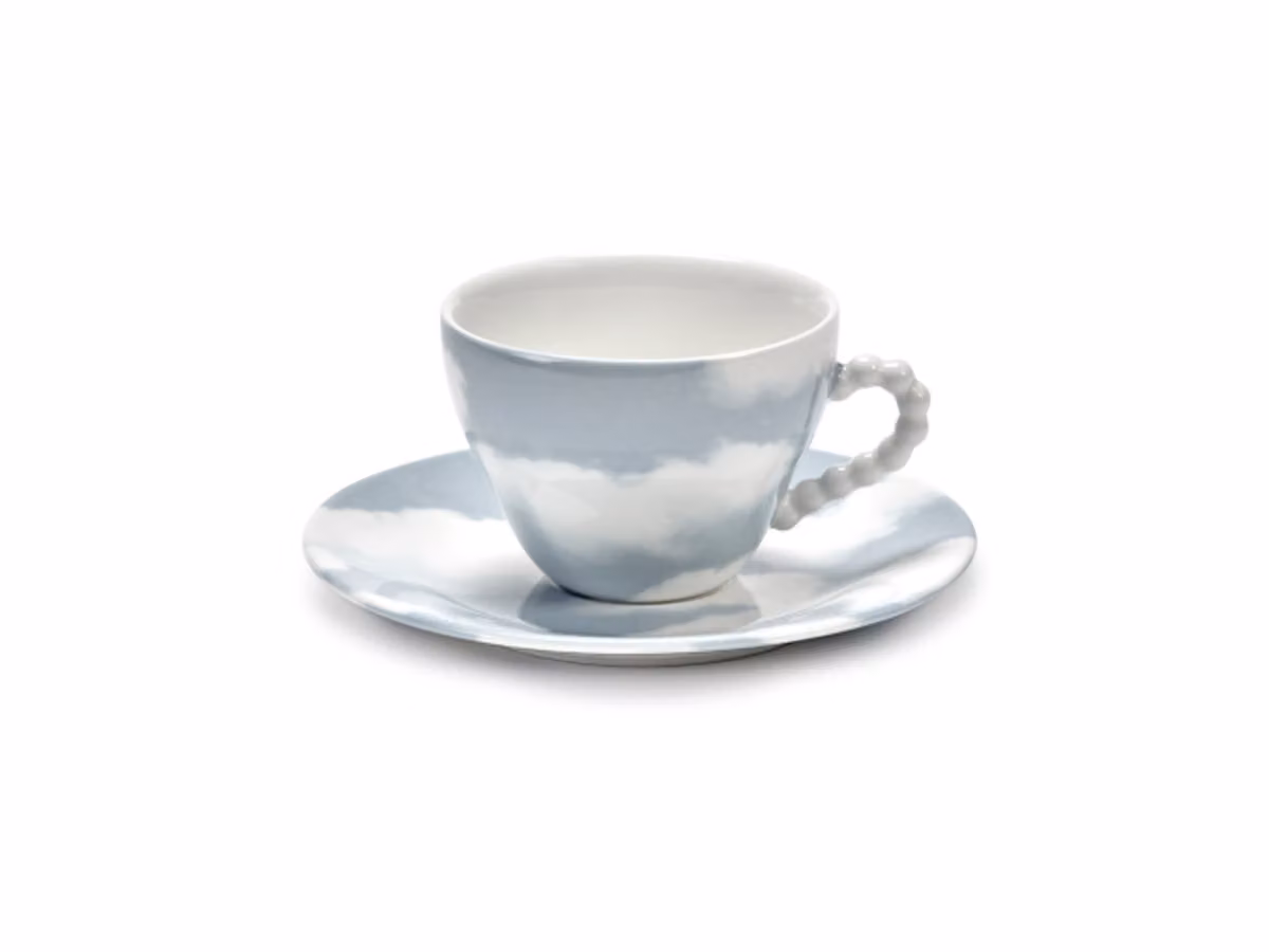 Rêves de Rêves Tazzina da Caffè con Piattino - Azzurro