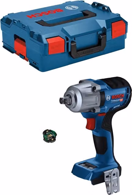 Avvitatore a massa battente Bosch GDS 18V-450 PC con modulo Bluetooth e L-Boxx 136