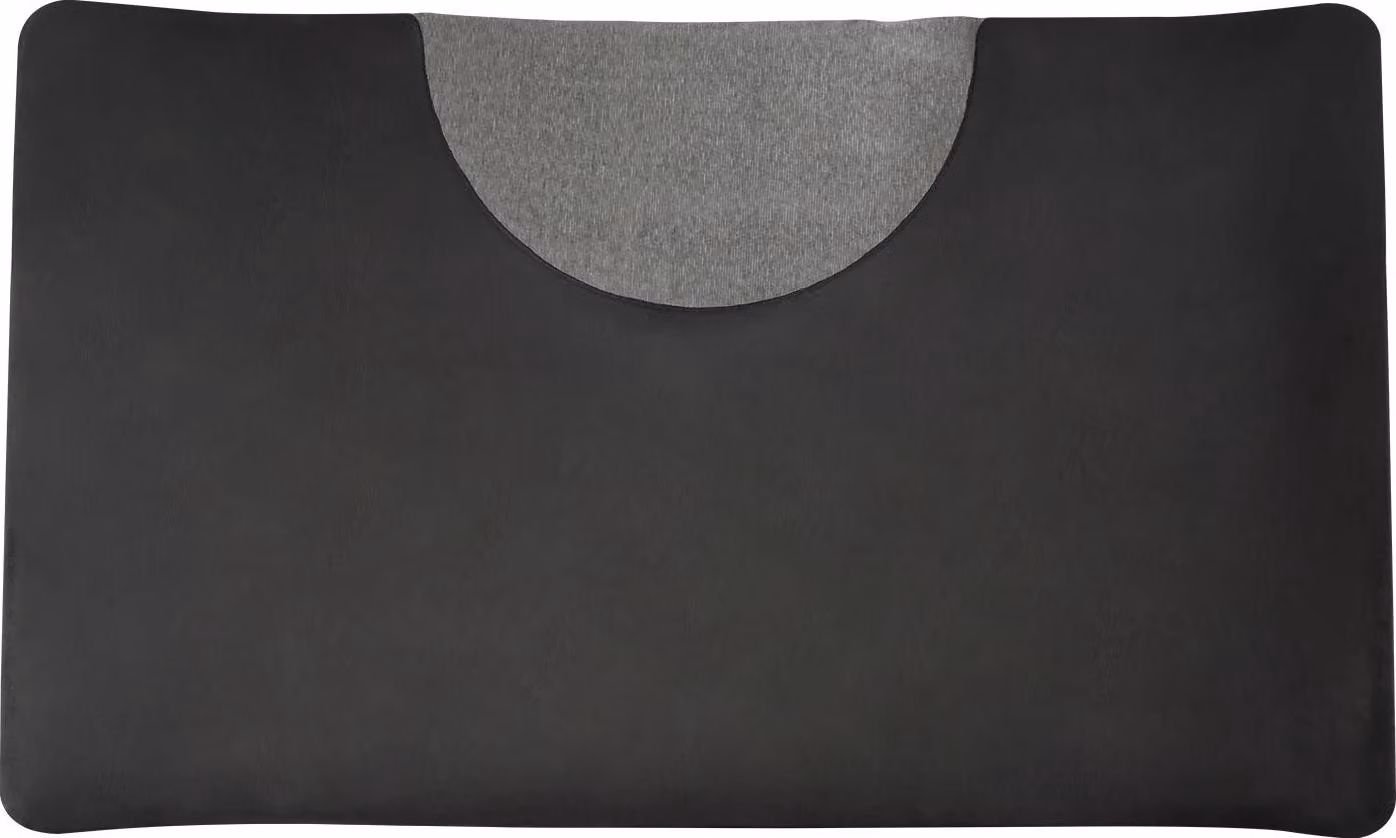 Tappetino per poltrona da parrucchiere - Tappetino antifatica quadrato per base poltrona - Spessore 18 mm - Antiscivolo - Pieghevole - PU+PVC - Nero e bianco