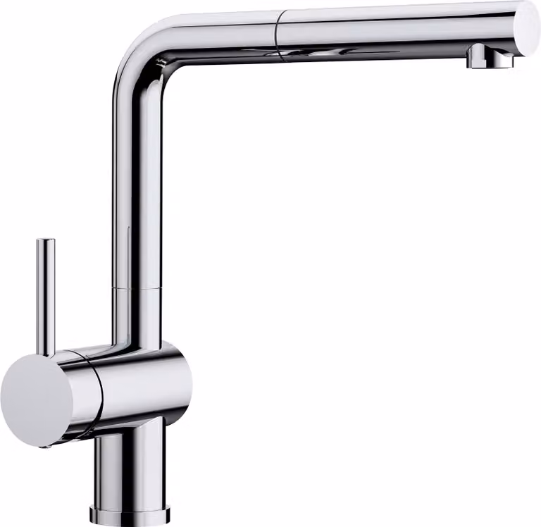Miscelatore da cucina BLANCO LINUS-S Leva sinistra Miscelatore monocomando cromo | alta pressione