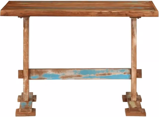 Tavolo da Pranzo 110x55x78 cm in Legno Massello di Recupero 374903