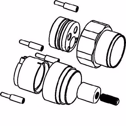 Set di prolunghe Hansa 20 mm, per miscelatore monocomando Hansamatrix