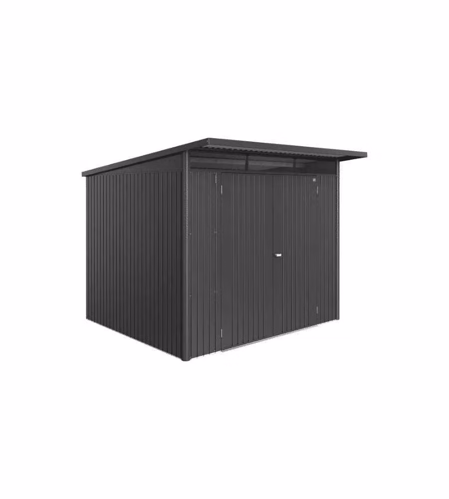 Biohort Casetta da Giardino Metallo A6 Eco Grigia 260x260 cm