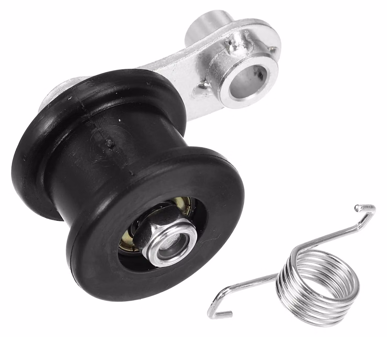 Chiave per la regolazione della catena - Accessorio per motociclette - Resistente - Anti-usura - Nero/Argento - Migliora la sicurezza di guida - Regolatore di catena