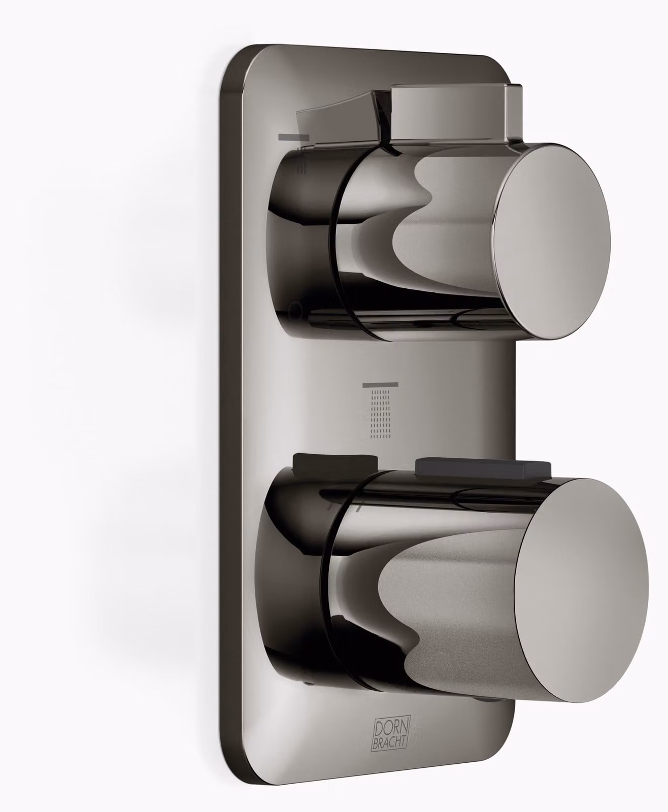 Thermostat encastré LISSÉ de Dornbracht avec régulation de débit à trois voies, 36427845-19, 36427845-19
