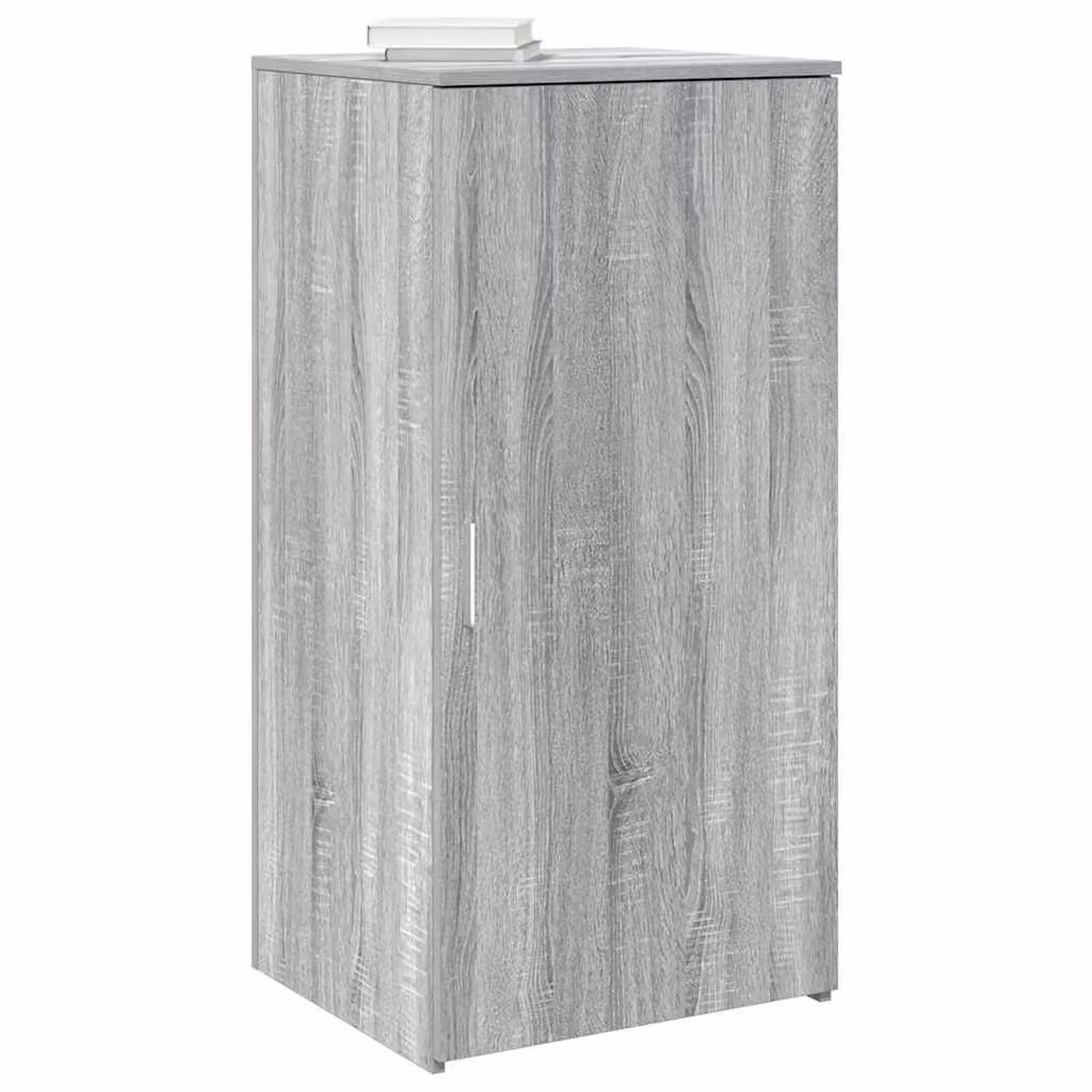 Mobile Portaoggetti vidaXL Grigio Sonoma con Ante a Battente e Ripiani Interni L/P/H: 50 x 45 x 103,5 cm