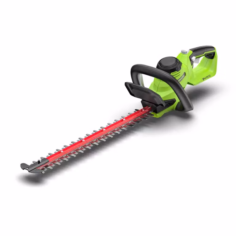 Greenworks POWERALL 24V Tagliasiepi a lama alternata da 56 cm, colore verde, senza batteria
