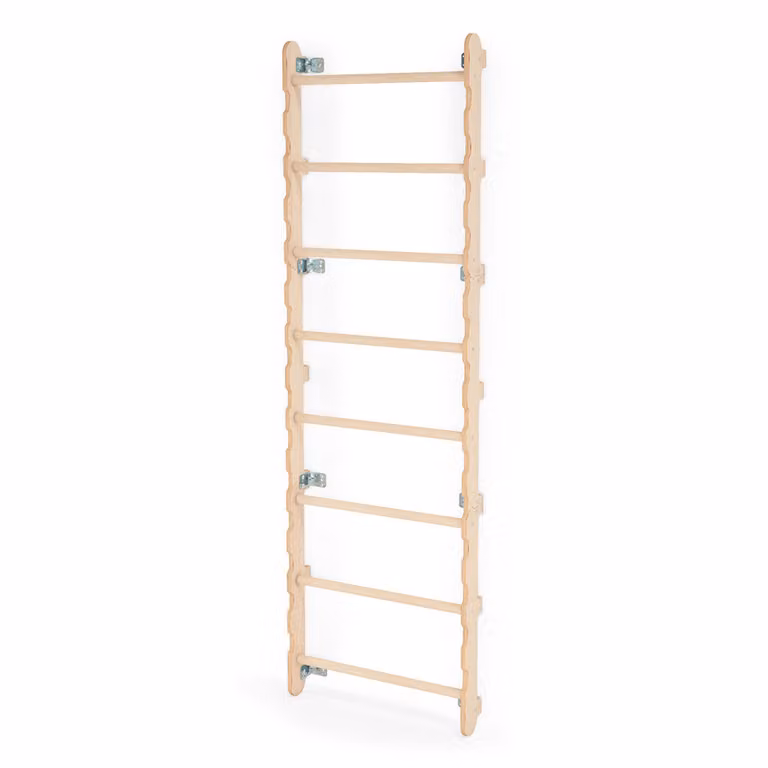 MAMOI® Struttura da arrampicata per interni, spalliera per cameretta, anelli da ginnastica per bambini, parete da arrampicata e giochi in compensato,