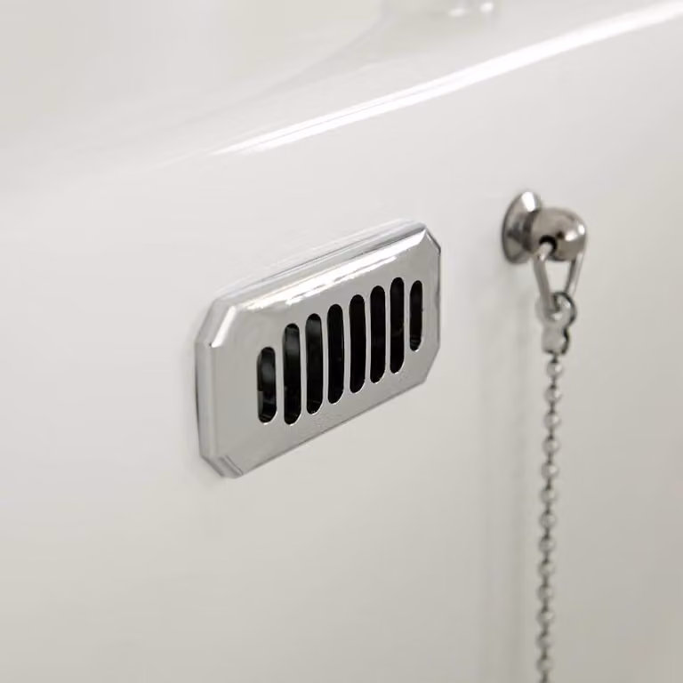 Lavabo Bagno a Colonna Rettangolare Bianco 855 x 500mm - Richmond
