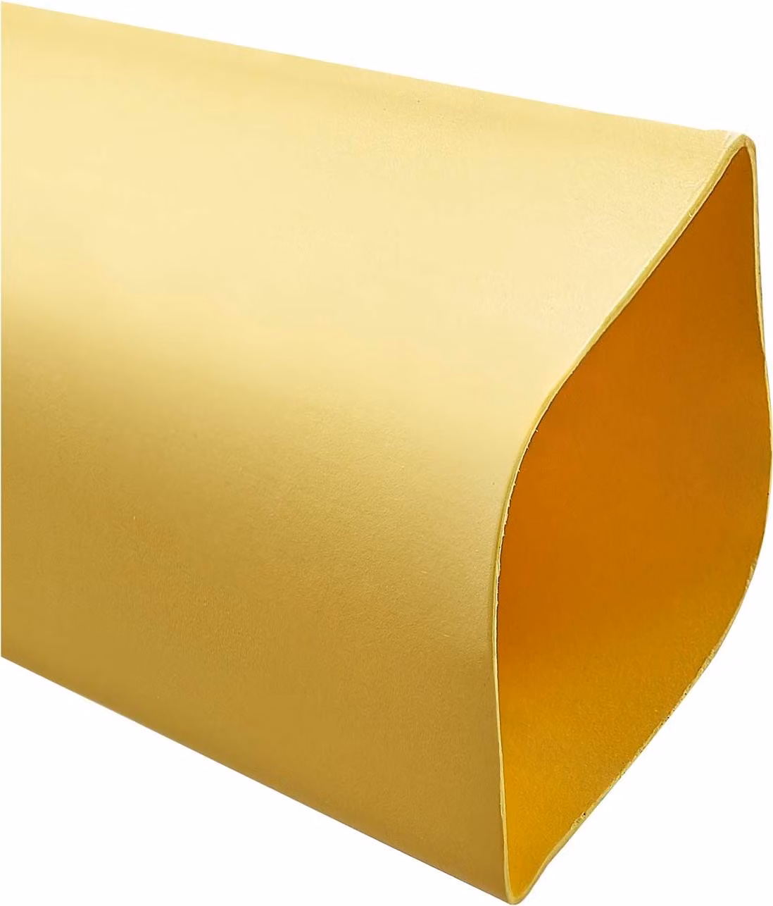 Tubo termoretraibile STEX24, rapporto di restringimento 2:1, venduto al metro, colore giallo, dimensioni 102,0/50,8 mm, 4 pollici, temperatura di restringimento WSM2: minima 110°C, completa a