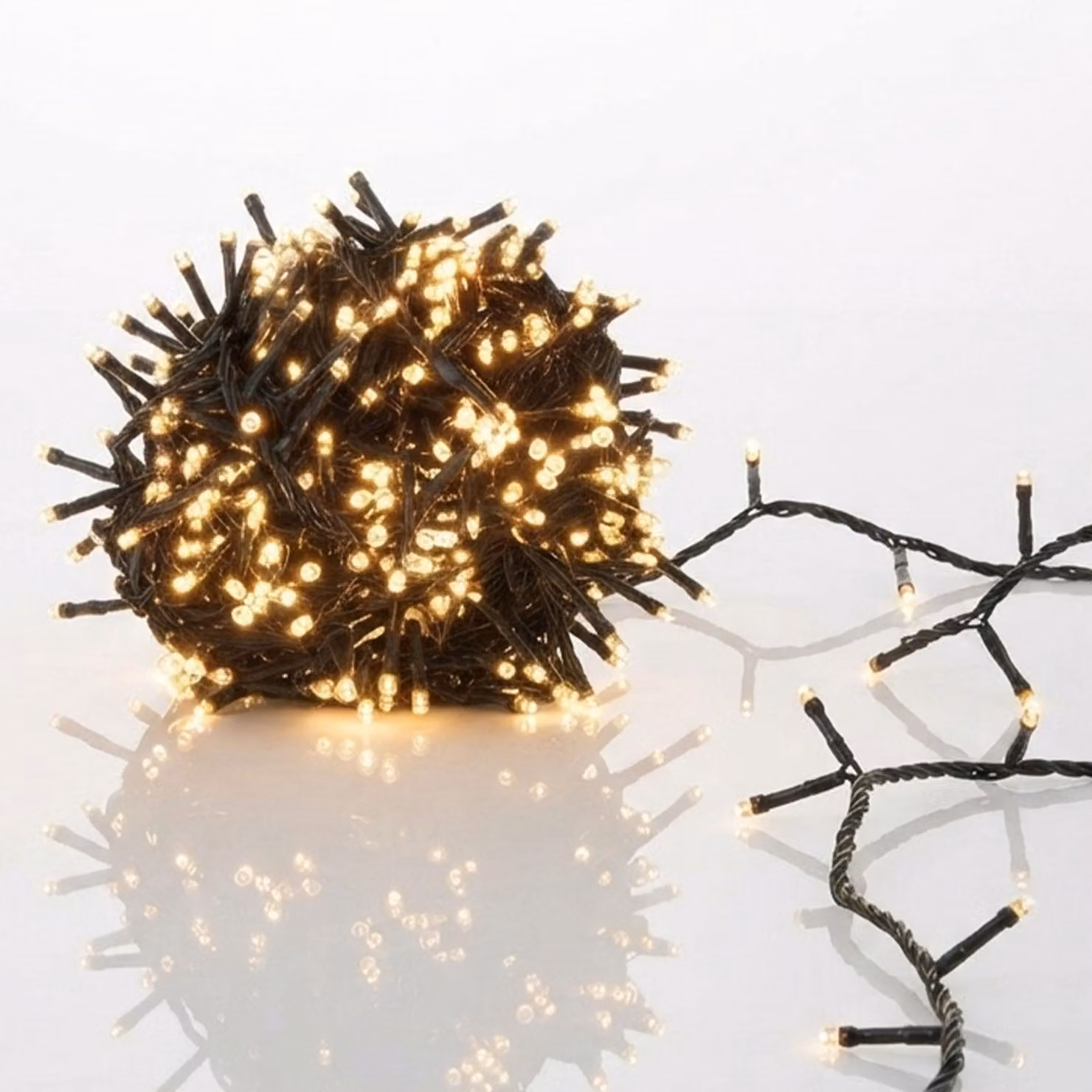 Luci LED da fata EXTRA bianco caldo - 14 m / 700 LED - Illuminazione per decorazione albero di Natale per interni ed esterni